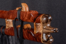 Redwood Burl Native American Flute, Minor, Mid F#-4, #U3Fa (3)